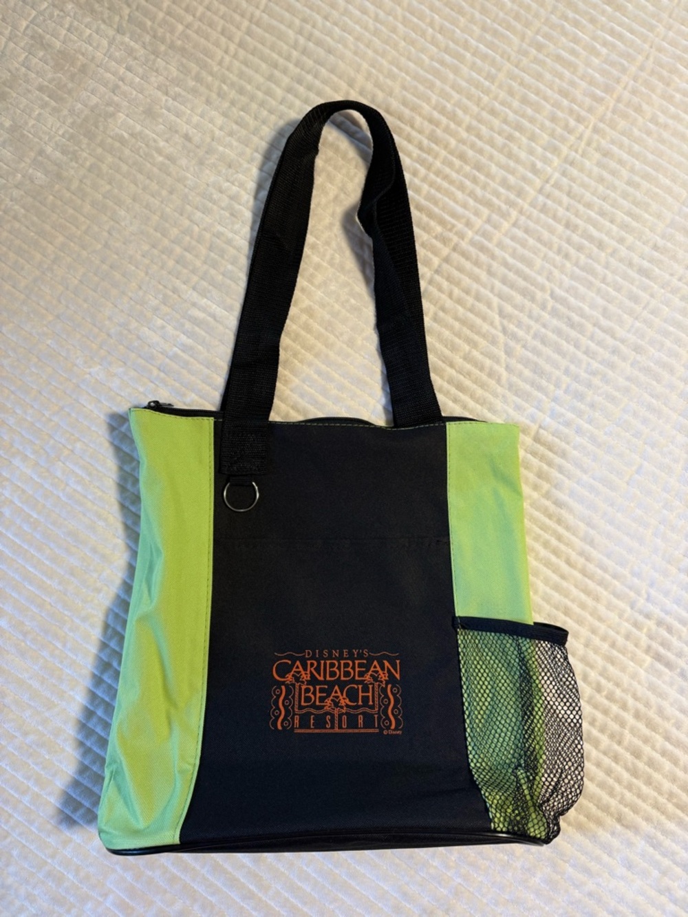 Walt Disney World Caribbean Beach Resort Canvas Zip Bag